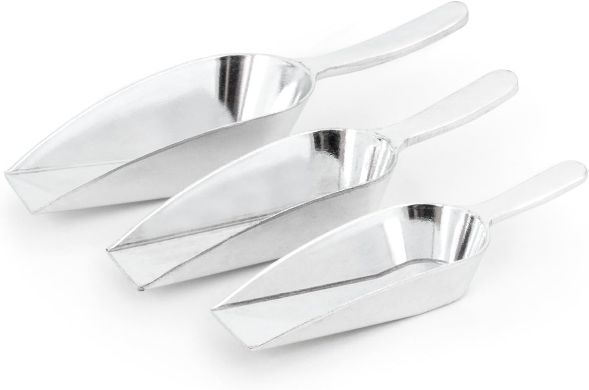 Fox Run Brands 5850 Aluminum Ice Scoop, 5oz, Silver