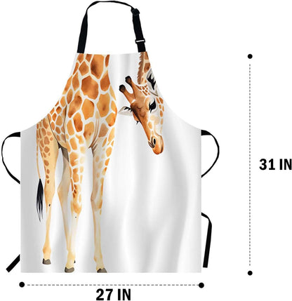 WONDERTIFY Science Education Sketch Apron,Laboratory Chemistry Book Equation Loupe Beaker Flask Glass Bib Apron with Adjustable Neck for Men Women,Suitable for Kitchen Cooking Chef Grill Bistro Apron