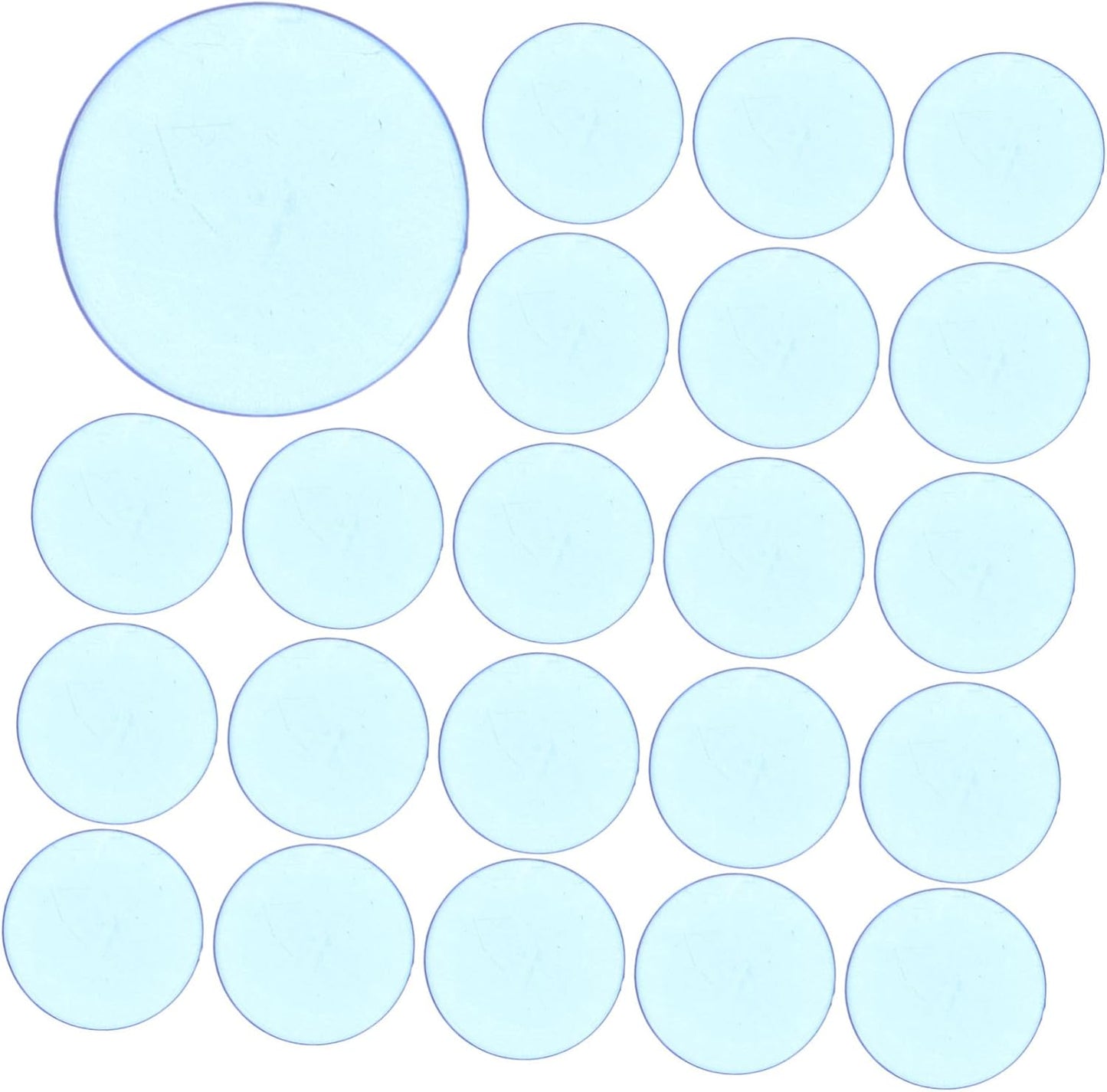 Kisangel 100pcs Bingo Chips for Math Counting Game Markers Plastic for Educational Activities and Game Night Fun
