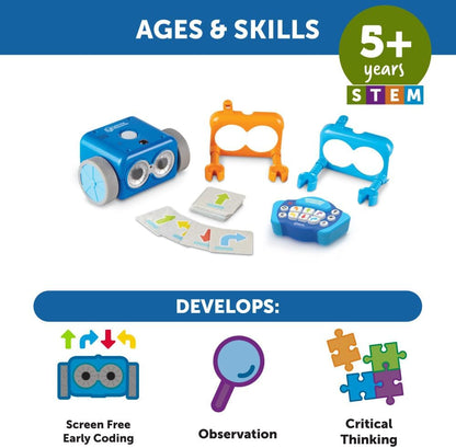 Learning Resources Botley 2.0 The Coding Robot Classroom Set - Elementary STEM Toys, Robotics Kits for Kids age 5-7, Teach Critical Thinking, Coding Bot for Boys and Girls