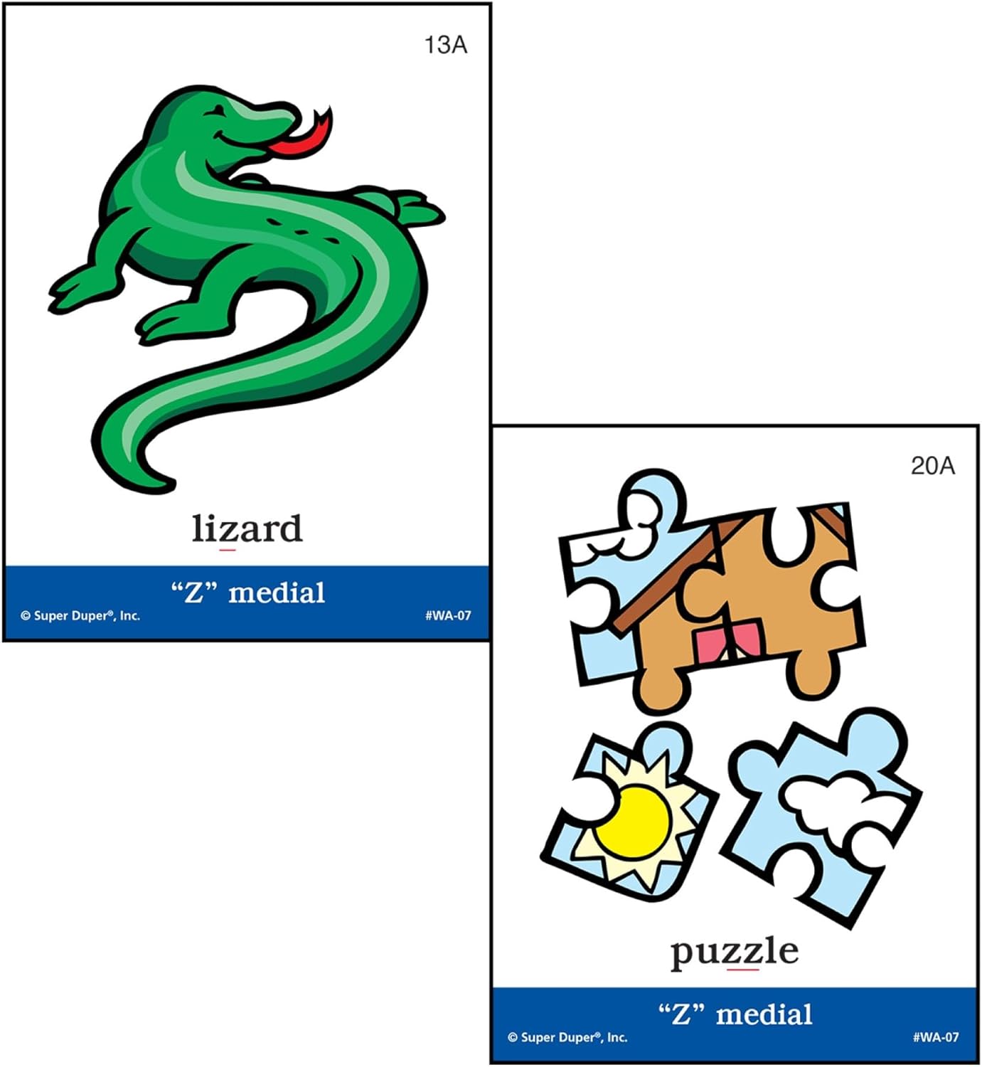 Super Duper Publications | Articulation Z Sound Fun Deck | Vocabulary and Language Development Flash Cards | Educational Learning Materials for Children