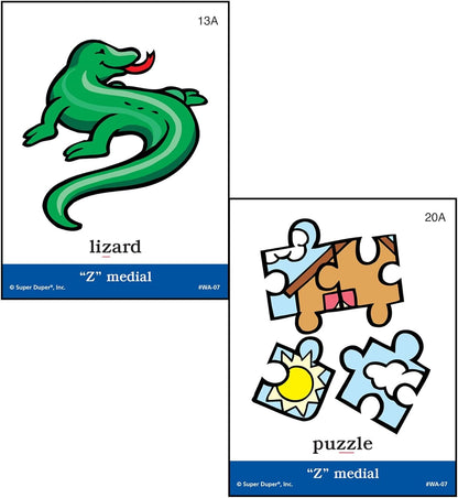Super Duper Publications | Articulation Z Sound Fun Deck | Vocabulary and Language Development Flash Cards | Educational Learning Materials for Children