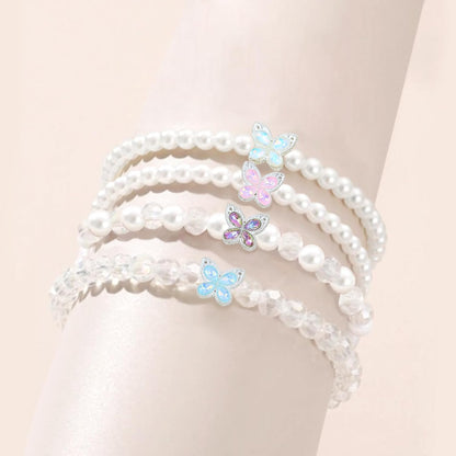 Hpebl 2136PCS Beads for Bracelets Pearl Bracelet Making Kit Friendship Bracelet Kits Bracelet Bead Kits Small Pearl Bead and Gold Beads Beading Kit for Bracelets Jewelry Making Kit