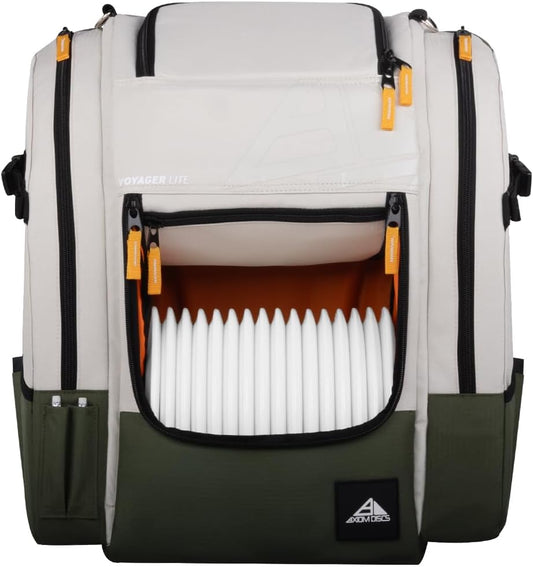 Axiom Discs Voyager Lite Backpack Disc Golf Bag (Choose Your Favorite Color)