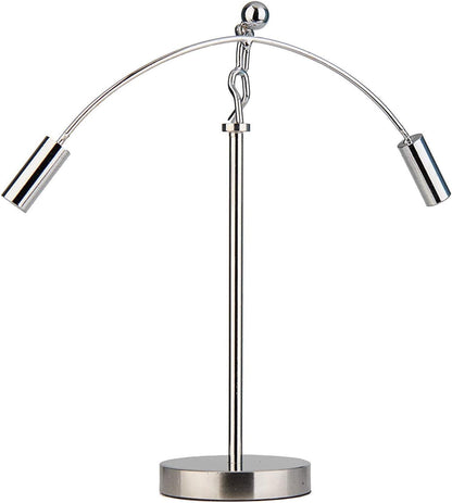 Sunnytech Steel Balance Physics Toy Weightlifter Kinetic Art Balance Toy Balancing Decompressive Science Home Office Toy for Desk Decor WJ020