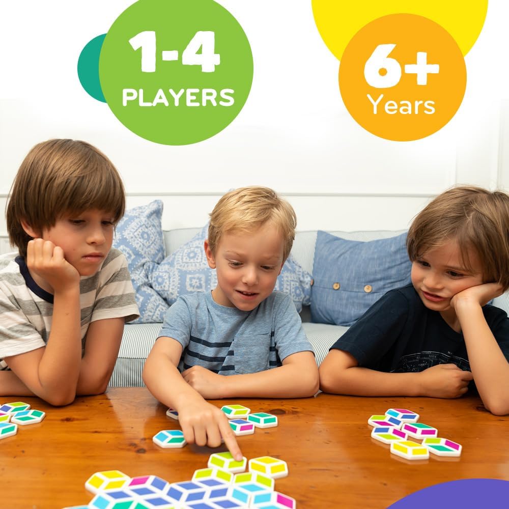 Mobi Kids Educational Math Game - Addition, Subtraction, Multiplication and Division in a Crossword Grid, Numerical Function Tiles, Learning Math Games Kids - for Children Ages 4-8