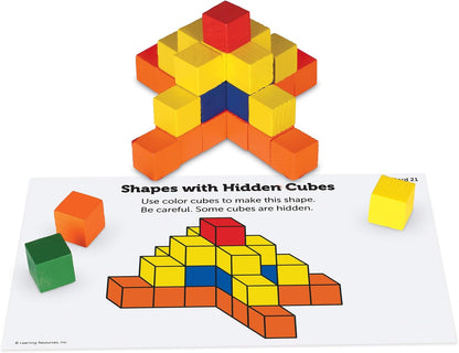 Learning Resources Creative Color Cubes, Fine Motor Skills, Counting Skills, Basic Math, 100 Piece, Ages 3+