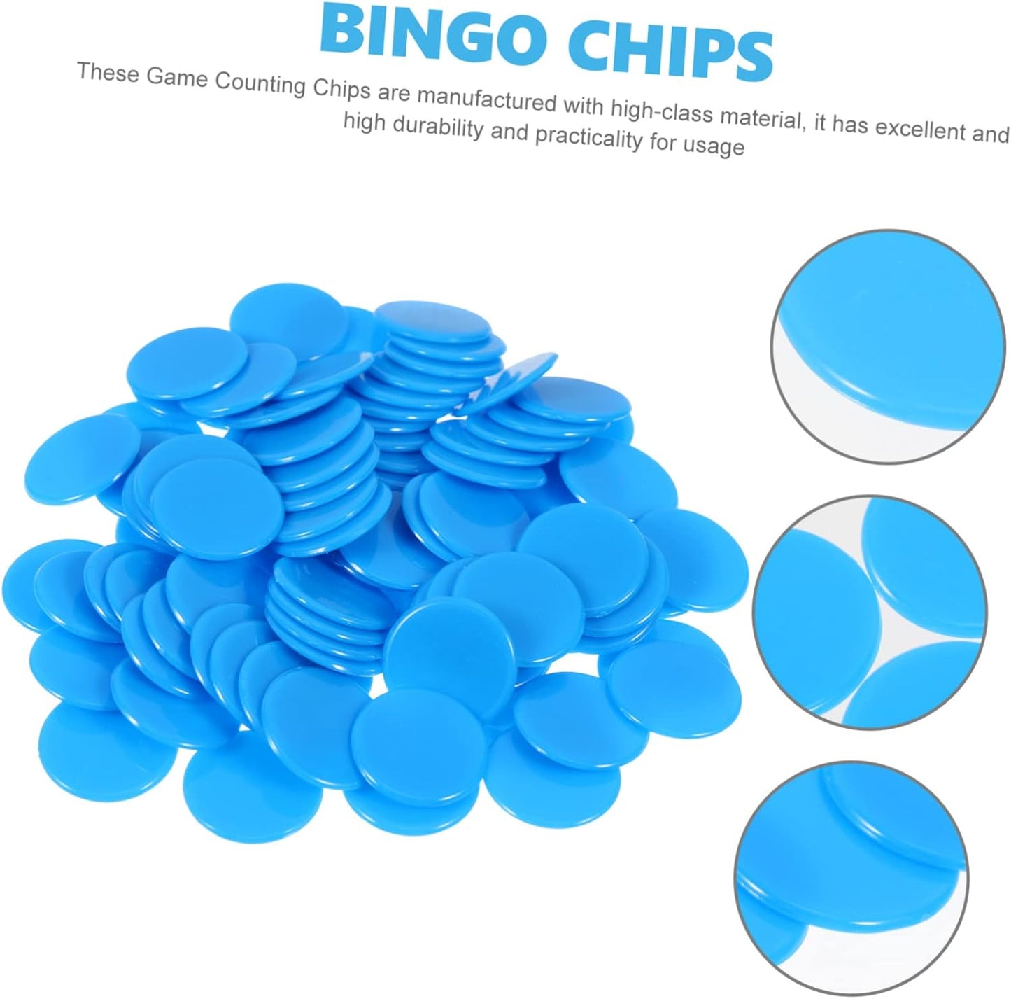 Toddmomy Bingo Counting Chips Game Markers for Math Learning Gambling for Counting Games Educational