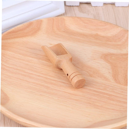 Ciieeo 9pcs Mini Wooden Scoops Salt Seasoning Spoons for Flour Rice Natural Utensils Kitchen Tool