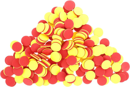 Yardwe 200pcs Round Math Counters for Educational Counting Chips Interactive Math Learning Discs for Classroom Activities Enhance Logical Thinking