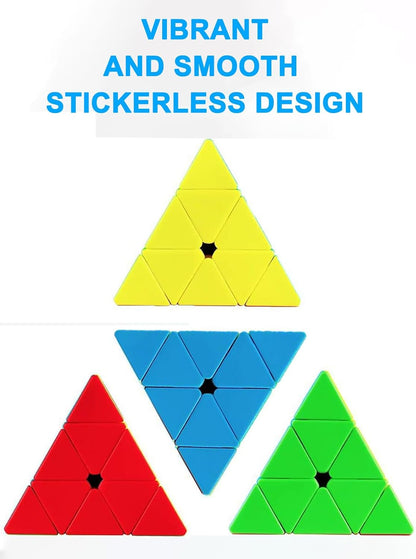 CFMOUR 20 Pack 3x3 Speed Cube Set - Stickerless Magic Cubes Bundle 3x3x3- Fast Turning Birthday Party Easter Valentines Day Gifts Puzzle Game Brain Toy for Kids and Adult