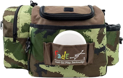 Fade Crunch Disc Golf Bag – Lightweight, Durable, and Insulated Shoulder Bag for All Skill Levels - Practice Bag - Lightweight Bag for night golf