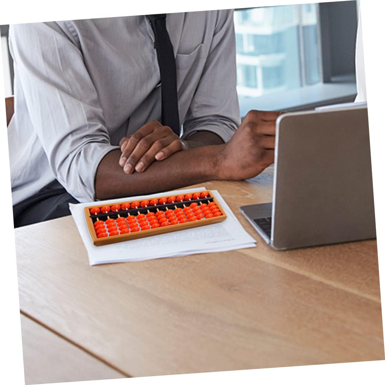 Toddmomy Chinese Abacus for Boys and Girls Portable Counting Tool for Arithmetic Simple Design for Preschool and Elementary Students
