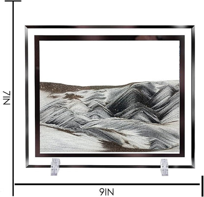 Moving Sand Art Picture Deep Sea Dynamic 3D Sandscapes Pictures in Motion Office Desktop Art Decor Toys