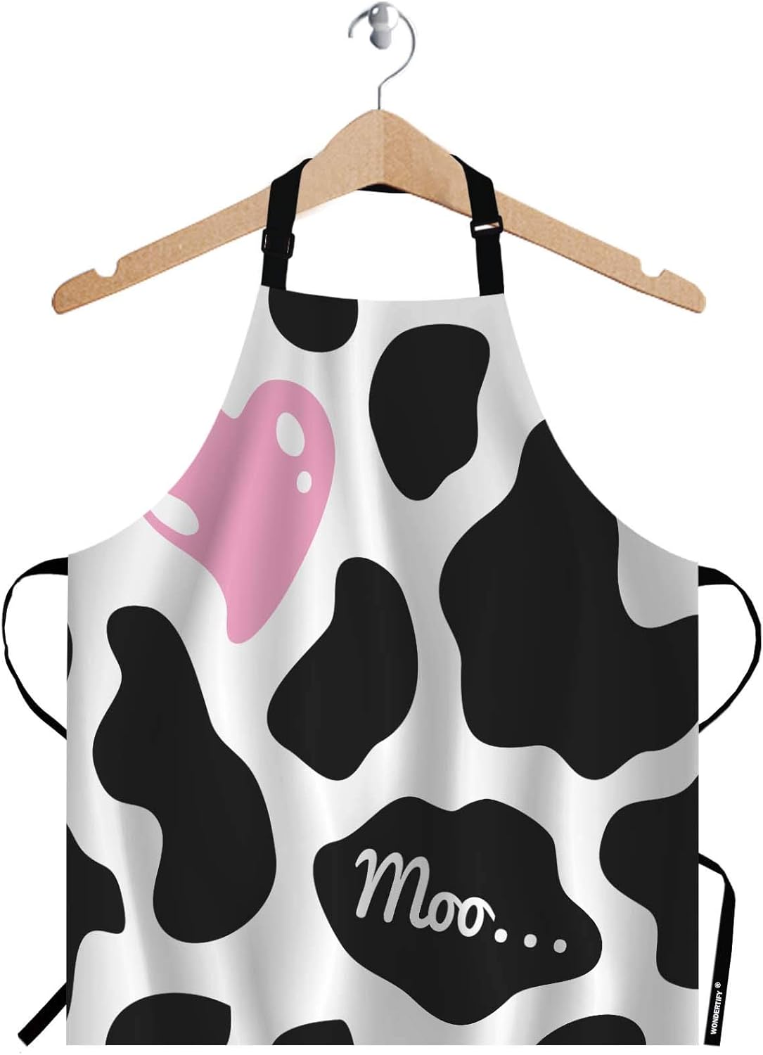 WONDERTIFY Science Education Sketch Apron,Laboratory Chemistry Book Equation Loupe Beaker Flask Glass Bib Apron with Adjustable Neck for Men Women,Suitable for Kitchen Cooking Chef Grill Bistro Apron