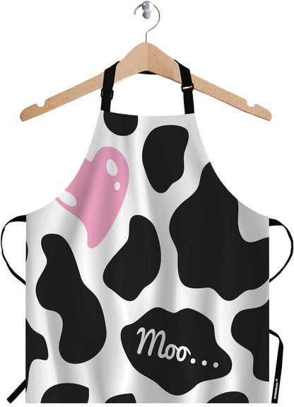 WONDERTIFY Science Education Sketch Apron,Laboratory Chemistry Book Equation Loupe Beaker Flask Glass Bib Apron with Adjustable Neck for Men Women,Suitable for Kitchen Cooking Chef Grill Bistro Apron