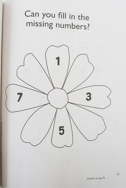 World of Eric Carle Numbers Coloring & Activity Book (Very Hungry Caterpillar, Brown Bear) 80 Pages