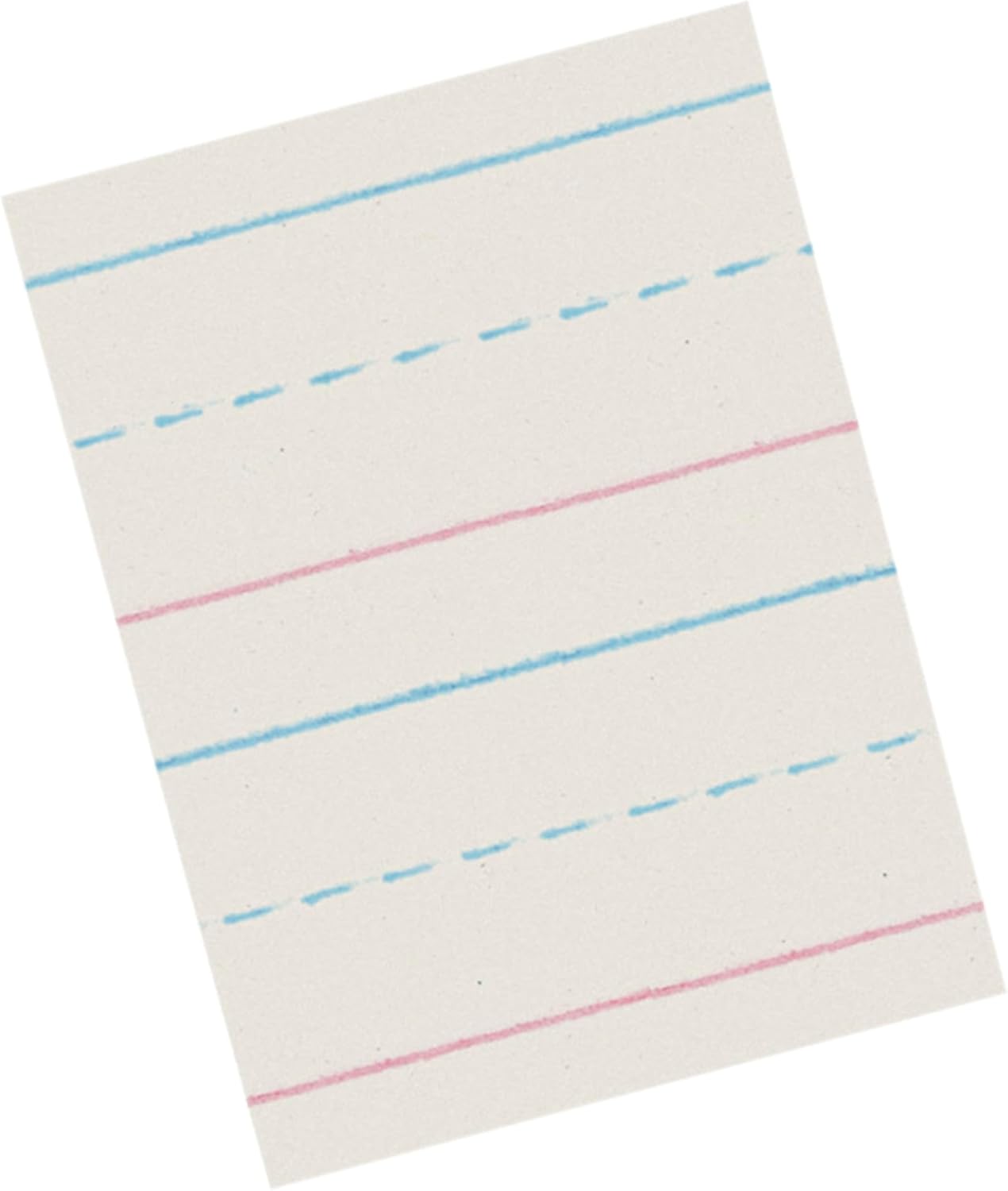 School Smart Zaner-Bloser Writing Paper, Handwriting Practice Lined Paper, Grade 2 to 3 Learning, 1/2 Inch Rule, 10-1/2 x 8 Inches, 500 Sheets
