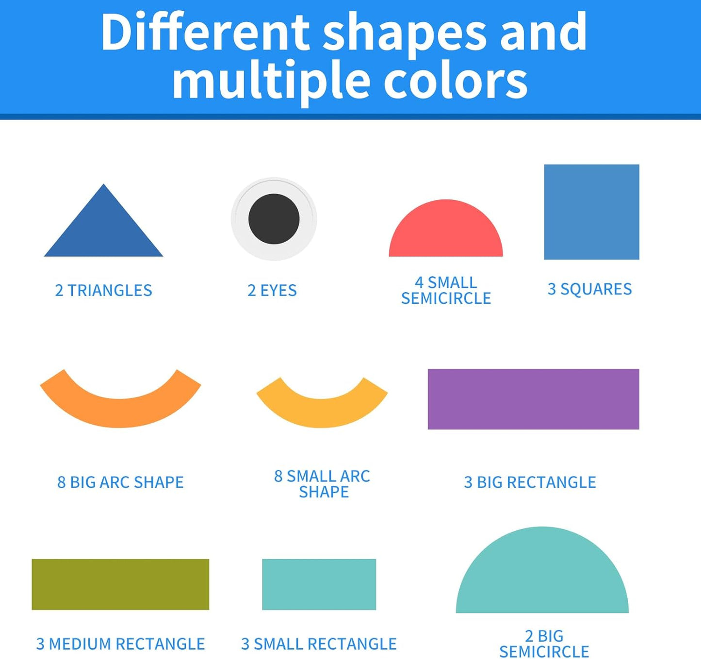 Wooden Tangrams Pattern Blocks, Cognitive Difficulties for Elderly People, Brain-Boosting Crafts Activities for Elderly（Elephant Style）