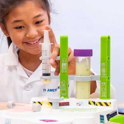 Thames & Kosmos Ooze Labs Colorful Crystal Lab STEM Experiment Kit & Lab Setup | Awesome Geometric Crystals, Dazzling Displays, with 11 Shiny, Sparkly, Safe Experiments | Stickers to Decorate Your Lab
