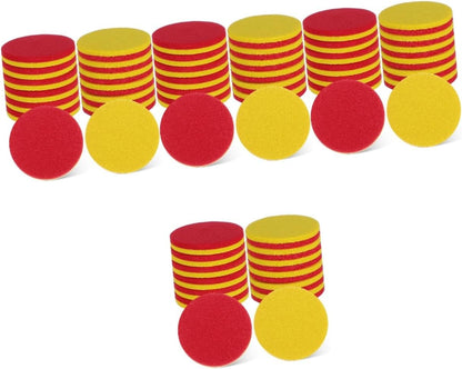 BESPORTBLE 2sets Discs Math Learning Counters Math Addition Math Counters Counting Blocks for Counting Blocks for Math Tokens Color Counting Chips 100pcs*2