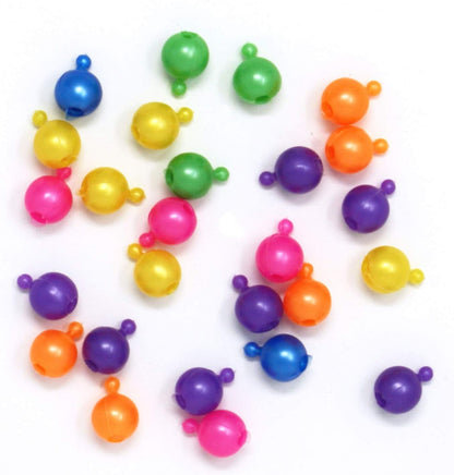 Rainbow Pop Beads - Fun 50s Retro Jewelry Crafting by Hey Viv !
