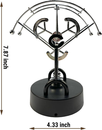 Perpetual Motion Kinetic Art Swing Physics Mechanics Balance Physics Desk Home Decor FN29