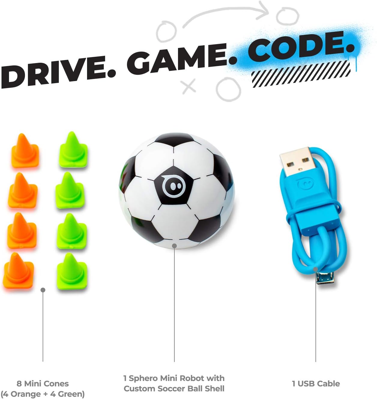 Sphero Mini (Green) - Coding Robot Ball - Educational Coding and Gaming for Kids and Teens - Tabletop-Friendly - Interactive and Fun Learning Experience for Ages 8+