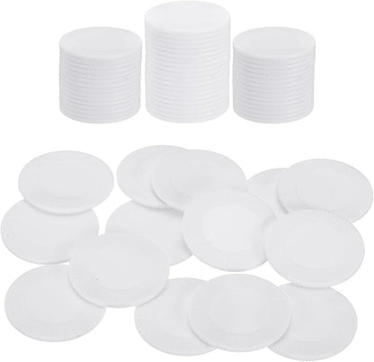 uxcell 64Pcs Plastic Poker Chips, 0.9 Inch Mini Bingo Chips Learning Counters Counting Counters Disks Markers Opaque Game Tokens for Game Play Math Counting, Red, Pattern