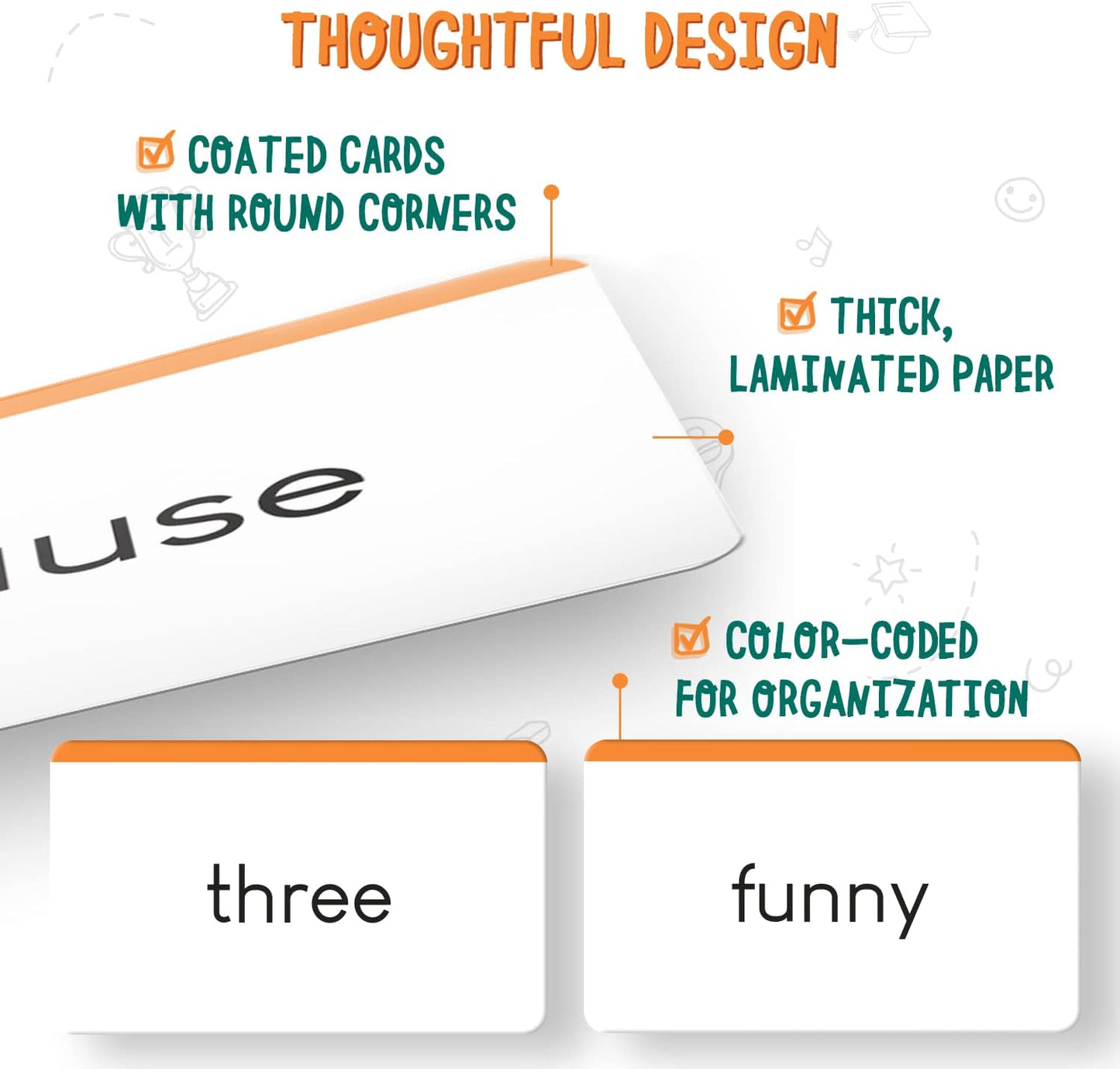 merka Sight Word Flash Cards - 150 Cards, Set B - Fry Sight Words & Vocabulary Flashcards for 1st Grade Reading