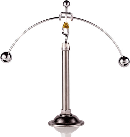 Sunnytech Steel Balance Physics Toy Weightlifter Kinetic Art Balance Toy Balancing Decompressive Science Home Office Toy for Desk Decor WJ020