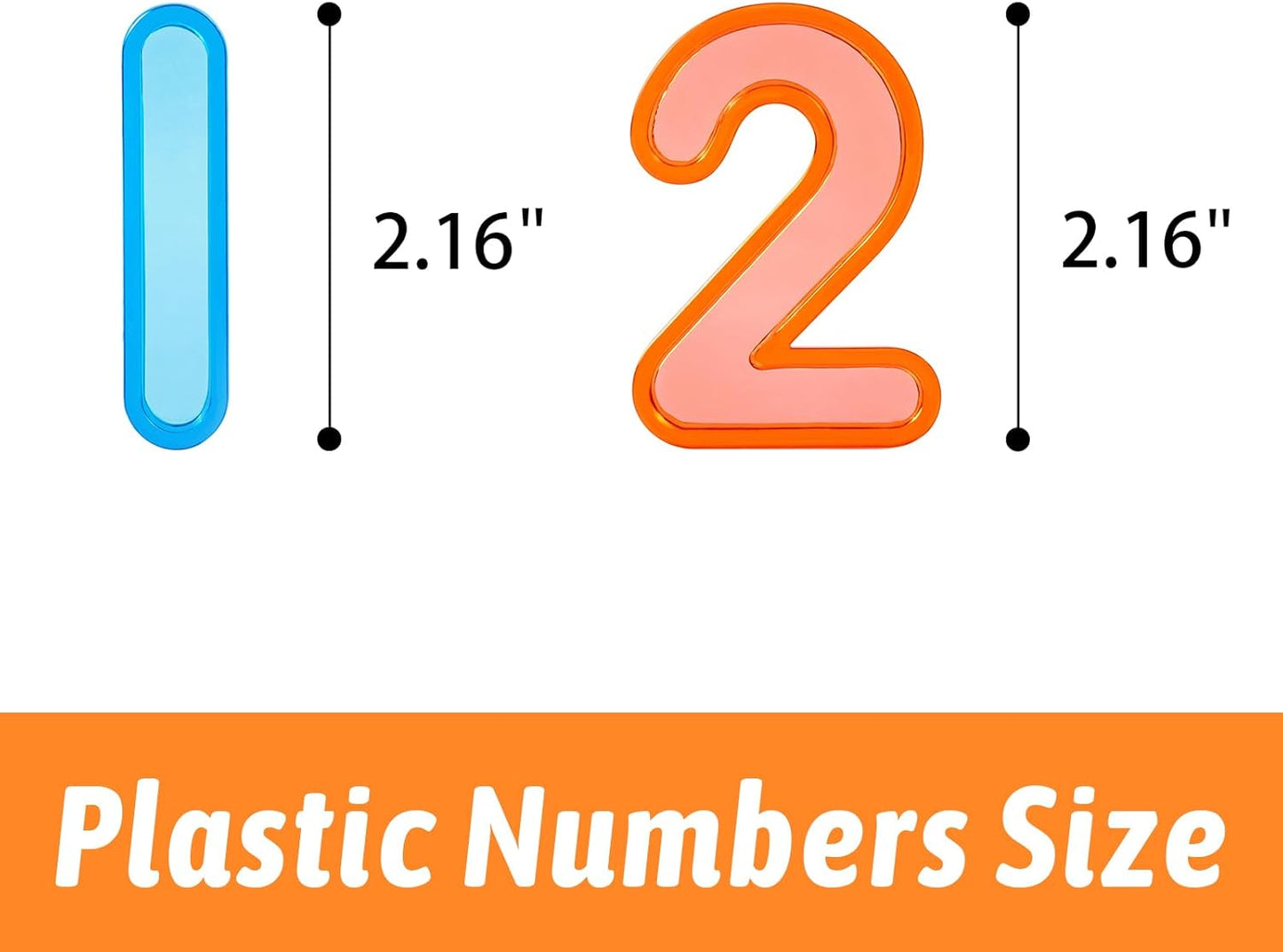 52 Pcs Plastic Capital Letters – 2 Sets of Capital Letters - Perfect Light Table Manipulatives for Early Learning and Play
