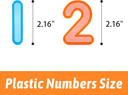 52 Pcs Plastic Capital Letters – 2 Sets of Capital Letters - Perfect Light Table Manipulatives for Early Learning and Play