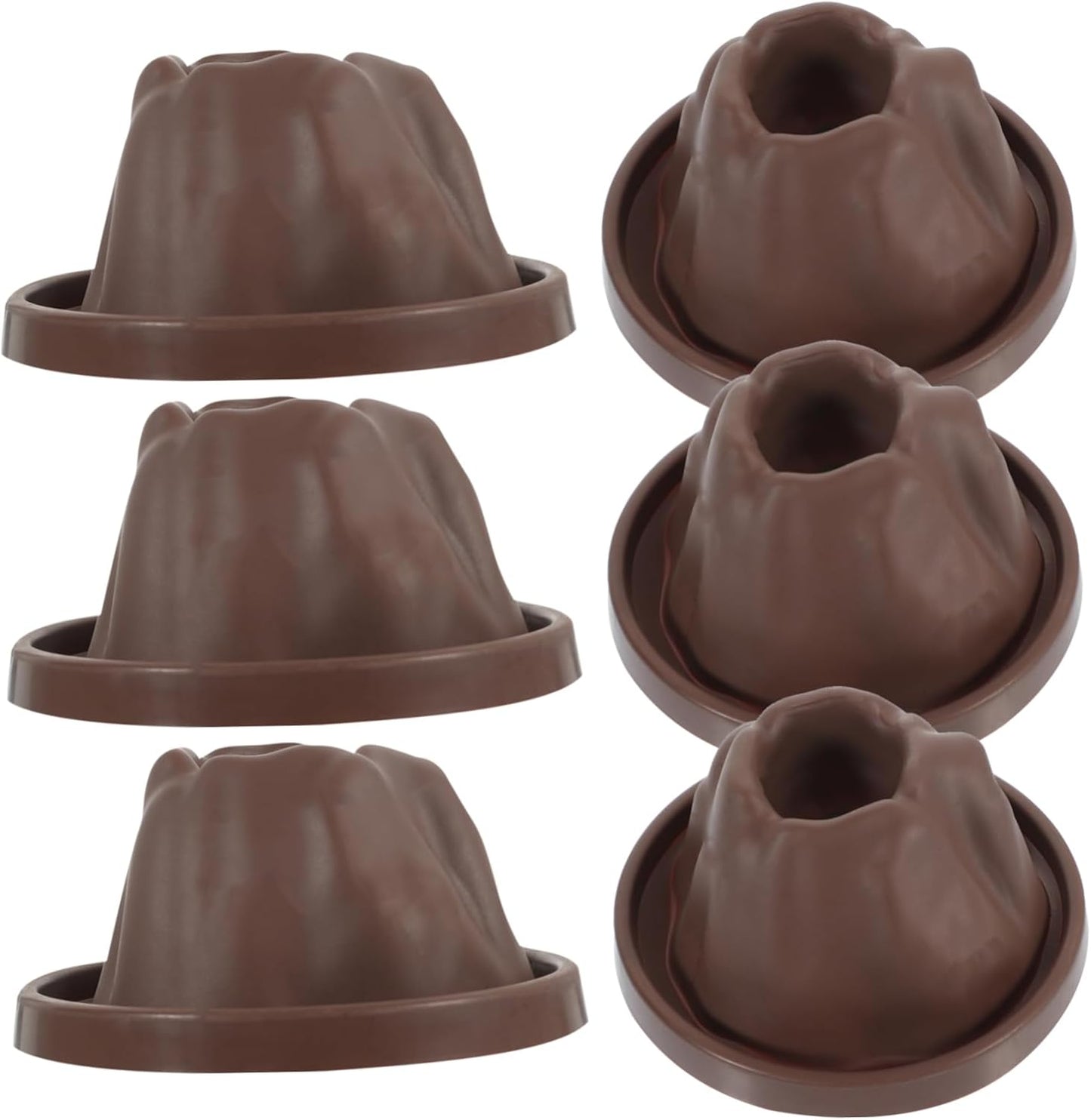 6pcs Volcano Model Accessories for Boys and Girls Volcano Science Kit DIY Eruptions Experiment Toys