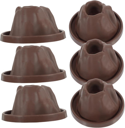 6pcs Volcano Model Accessories for Boys and Girls Volcano Science Kit DIY Eruptions Experiment Toys