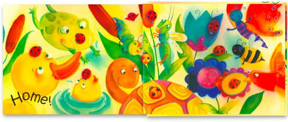Titoland Ten Little Ladybugs Book for Toddlers and Babies Includes Pack of Butterfly Stickers