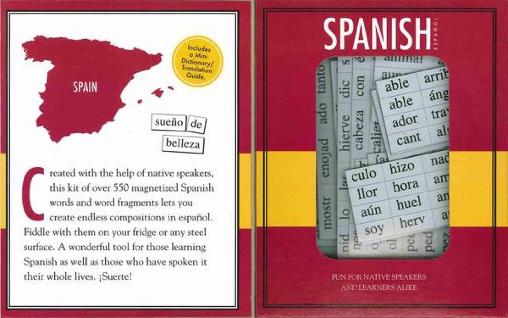 Magnetic Poetry - French Kit - Words for Refrigerator - Write Poems and Letters on the Fridge - Made in the USA