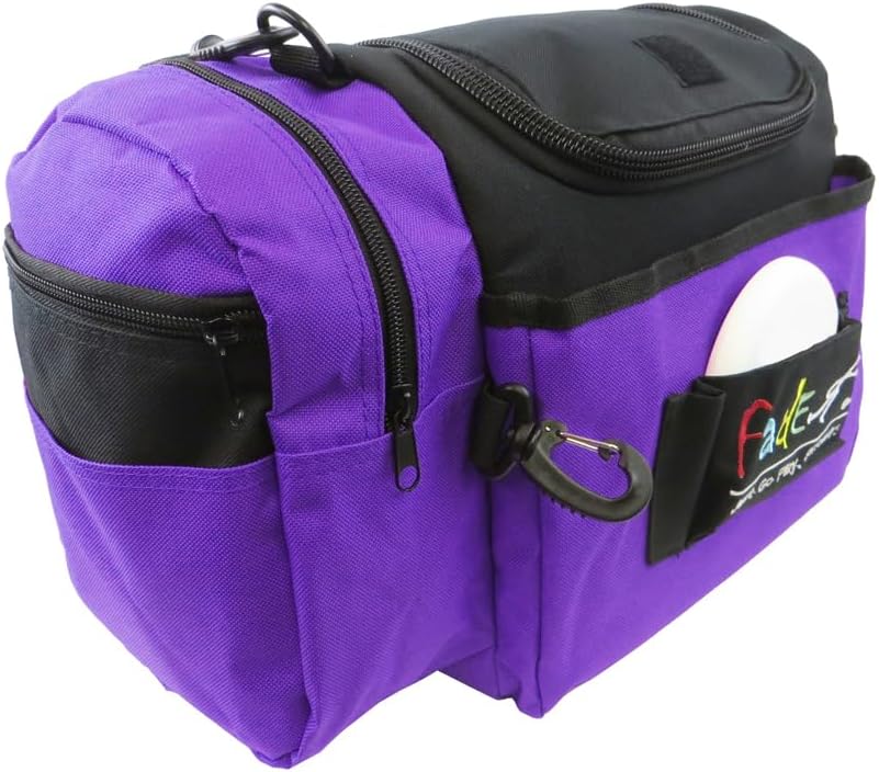 Fade Crunch Disc Golf Bag – Lightweight, Durable, and Insulated Shoulder Bag for All Skill Levels - Practice Bag - Lightweight Bag for night golf