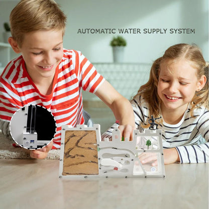 ELNMLHT Large Ant Farm Castle, Sand Ant Farm Nest for Live Ants, Ant Habitat Science Learning Kit, Ant Colony for Kids Children Adults