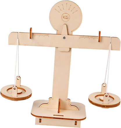 DIY Wooden Balance Scale Kit Math Balance Beam Building Kit for