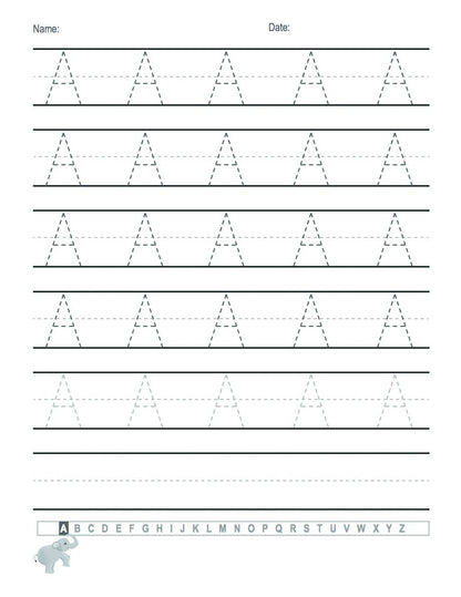 Trace Letters: Alphabet Handwriting Practice workbook for kids: Preschool writing Workbook with Sight words for Pre K, Kindergarten and Kids Ages 3-5. ... Words & Math for Preschool & Kindergarten)