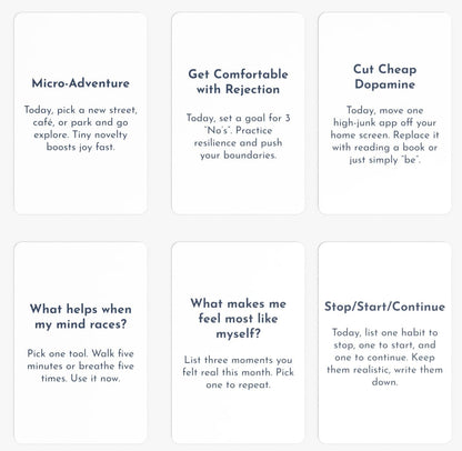 Intention Cards, Choose Your Edition | 80 Daily Prompts for Clarity & Focus (Kids edition)