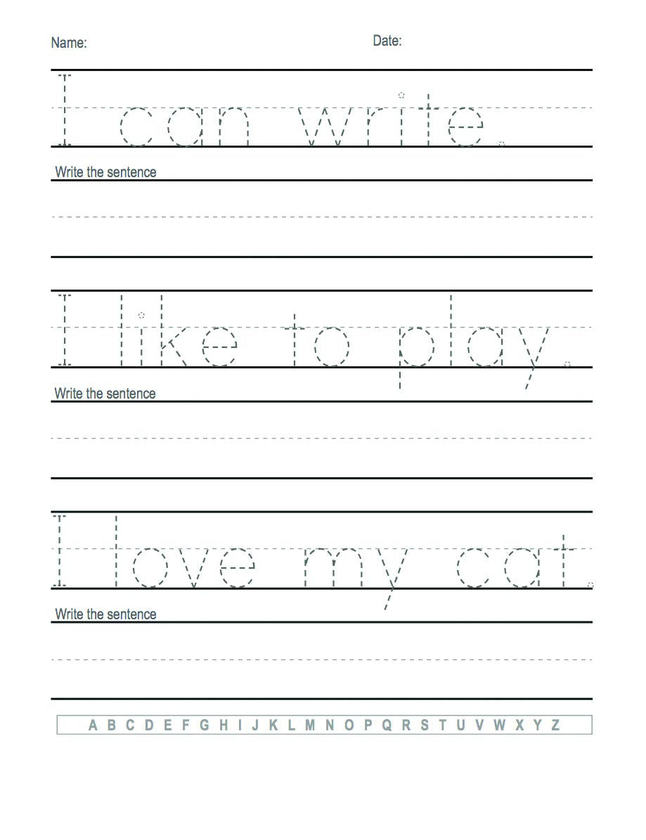 Trace Letters: Alphabet Handwriting Practice workbook for kids: Preschool writing Workbook with Sight words for Pre K, Kindergarten and Kids Ages 3-5. ... Words & Math for Preschool & Kindergarten)