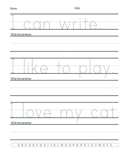 Trace Letters: Alphabet Handwriting Practice workbook for kids: Preschool writing Workbook with Sight words for Pre K, Kindergarten and Kids Ages 3-5. ... Words & Math for Preschool & Kindergarten)