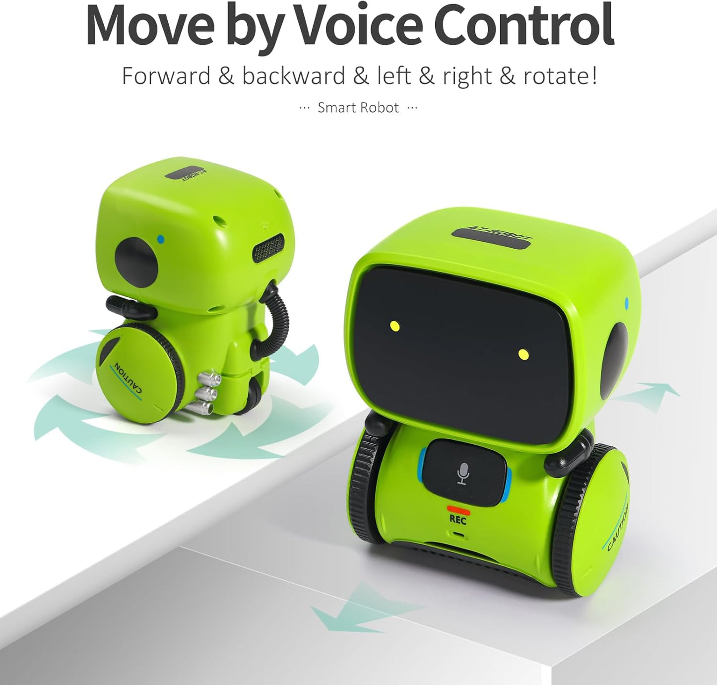 GILOBABY Interactive Talking Robot for Boys, Smart Toy with Touch Control, Playback Mode, Dancing, Singing, Educational Gift for 3-7 Year Old Kids (Blue)