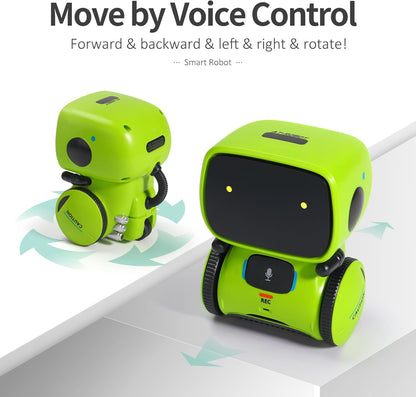 GILOBABY Interactive Talking Robot for Boys, Smart Toy with Touch Control, Playback Mode, Dancing, Singing, Educational Gift for 3-7 Year Old Kids (Blue)