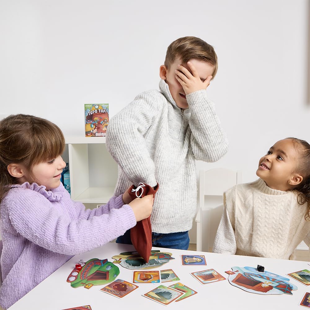 Miniland Board Game for Kids +5, Develops Fine Motor Skills, Come with Wooden Bugs, Tweezers and Game Boards, Children Memory and Pincer Grasp | Catch The Bug