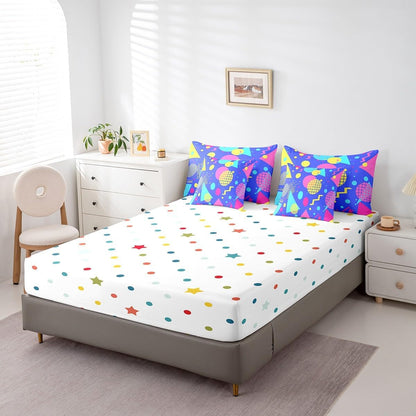 Erosebridal Chemical Equation Bed in a Bag Queen Comforter Set 7 Piece,Chemistry Bedding Sets Science Students Learning Gift Sheet Set with Comforter,Molecular Formula Education Bed Set - Colors B