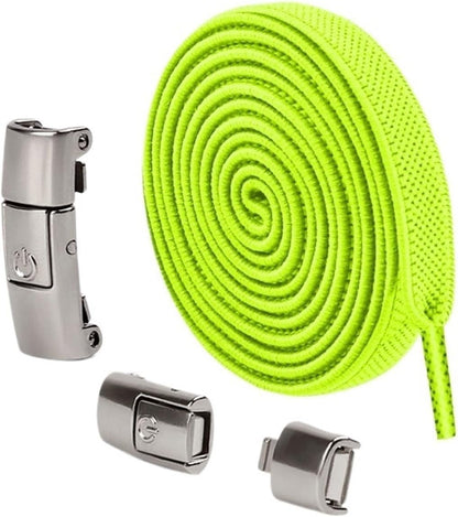 Press Lock Shoelaces Without Ties Elastic Laces Sneaker Widened Flat No Tie Shoe Kids Adult Shoelace For Shoes