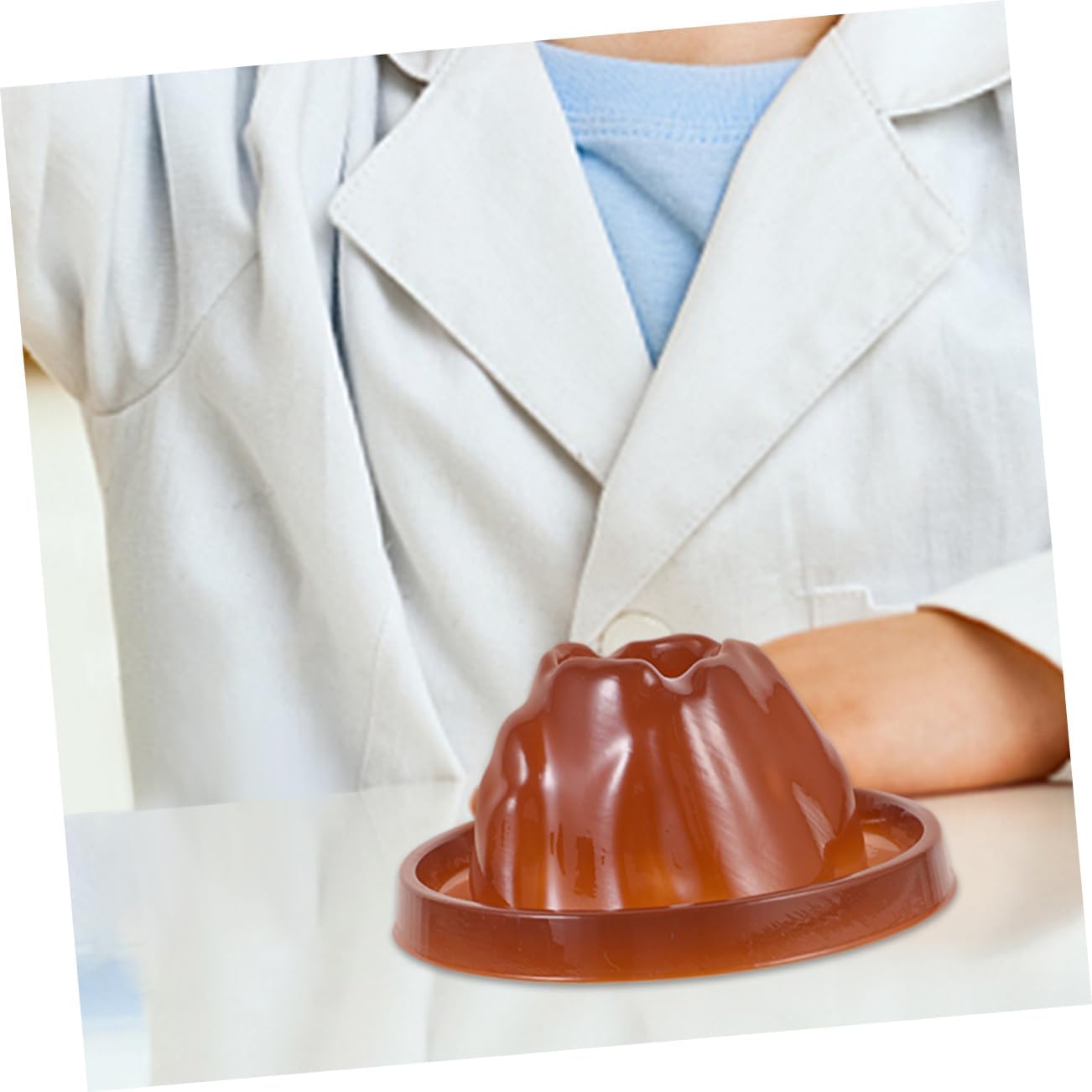 LIOOBO Volcanic Model Experiment Kit Erupting Volcano Science Prop for Light Brown Base and Shell for Lab Experiments and Educational Projects Volcano Ornaments